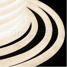Гибкий Неон LED 360 - тепло-белый, бухта 50м, SL131-036