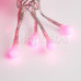 Гирлянда "Мишура LED" 6 м 576 диодов, цвет розовый, SL303-617