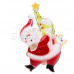 Фигура светодиодная на присоске "Санта-Клаус с елочкой", RGB, SL501-025