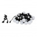 Гирлянда "LED - шарики", Мульти Ø17,5мм, Ø23мм, Ø17,5мм, Ø45мм 10м 80 диодов, SL303-589