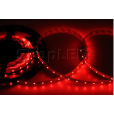 LED лента открытая, 8 мм, IP23, SMD 2835, 60 LED/m, 12 V, цвет свечения красный